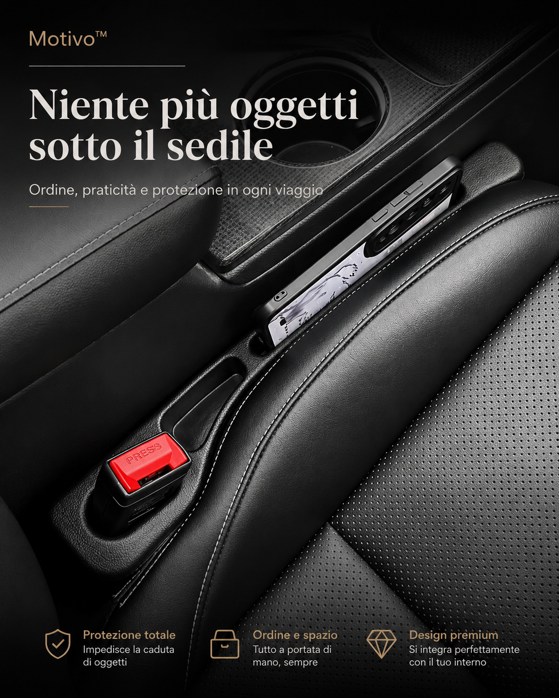 MOTIVO™ – Salvaspazio per Sedili Auto