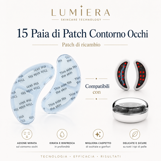 Lumiera Refill Eye Patches – Patch di Ricambio per Contorno Occhi